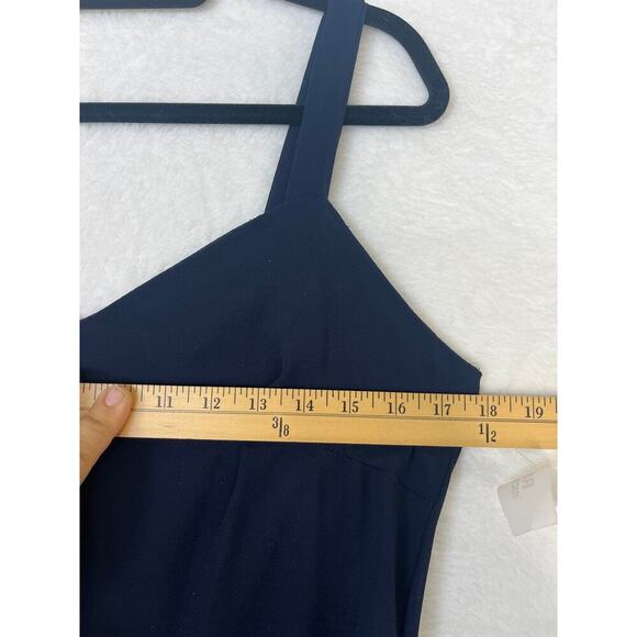 NWT R&M Richards Made In USA Navy Formal Beaded Gown sz 12 MOB Mature Wedding - Picture 9 of 11